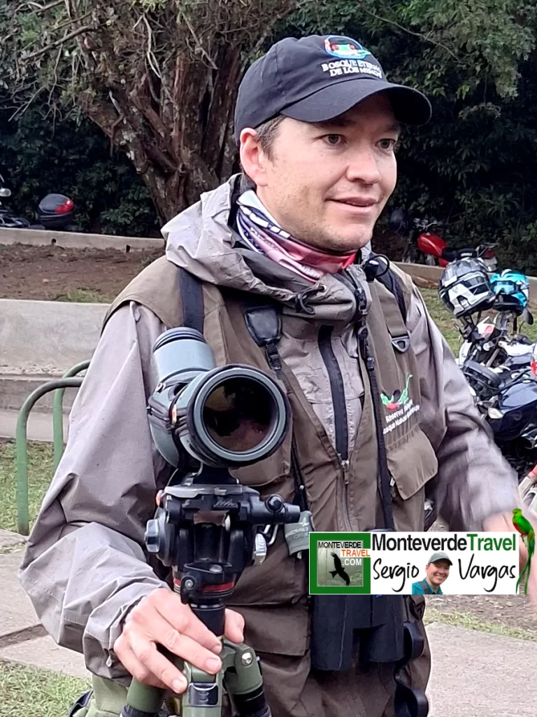 Sergio Vargas Monteverde Birdwatching Profile