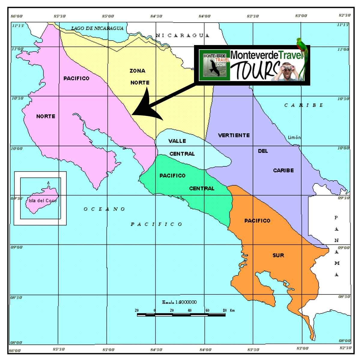 Costa-Rica-Weather-Regions Costa Rica Weather Regions